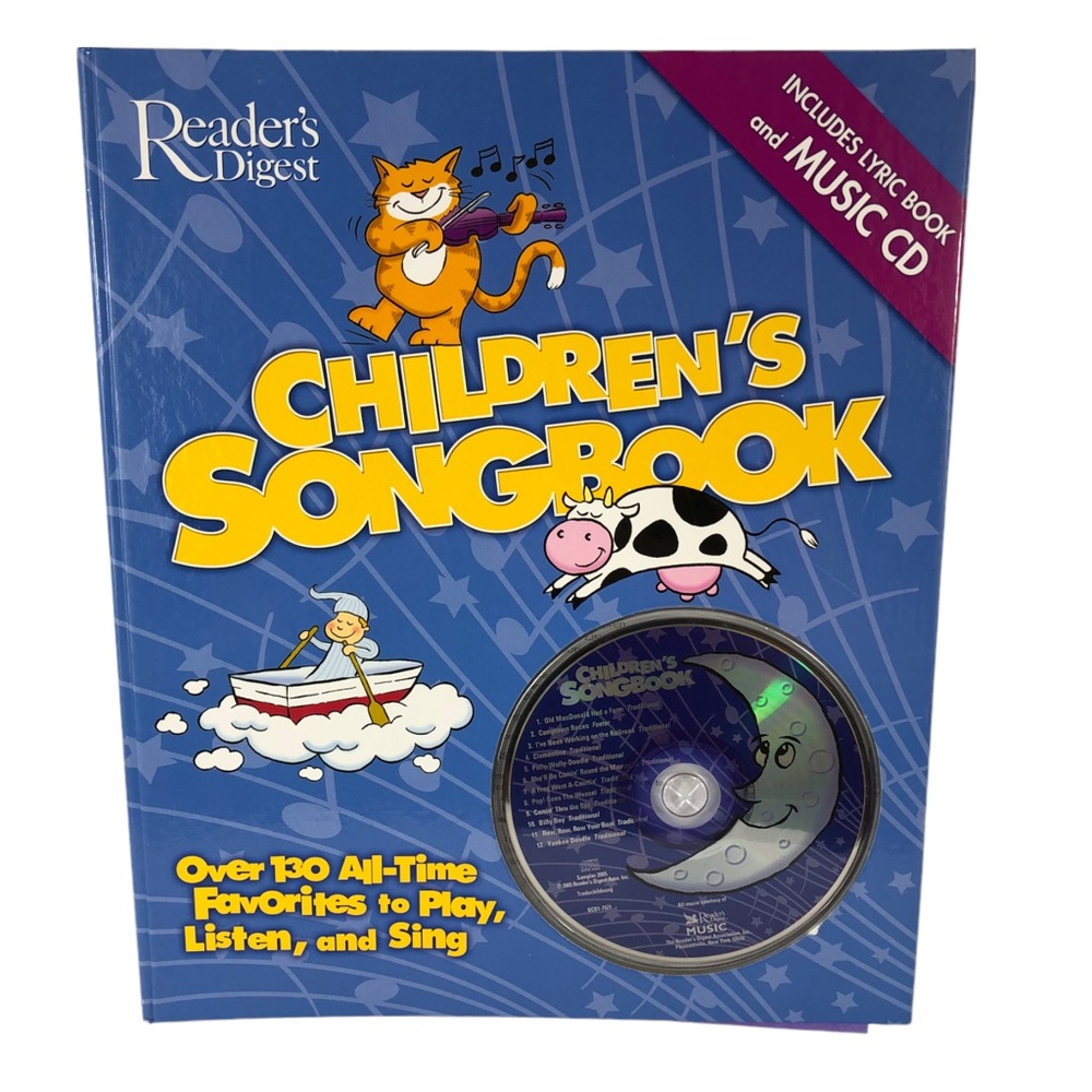 Reader's Digest CHILDREN'S SONGBOOK & LYRIC BOOK: Over 130 Favorites w/ Music CD